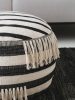 Pouf Deja Black/White 55x55x30 cm