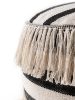 Pouf Deja Black/White 55x55x30 cm