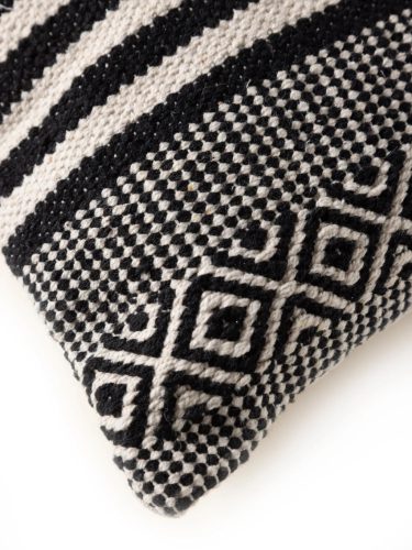 Cushion Cover Deja Black/White 45x45 cm