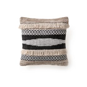 Cushion Cover Deja Black/White 45x45 cm