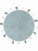 Washable Kid's Rug Malu Mint ø 100 cm round