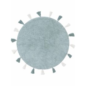 Washable Kid's Rug Malu Mint ø 100 cm round
