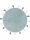 Washable Kid's Rug Malu Mint ø 100 cm round
