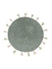 Washable Kid's Rug Malu Green ø 100 cm round