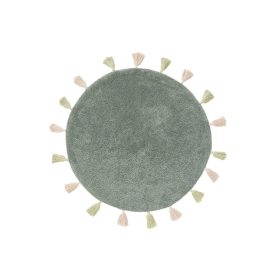Washable Kid's Rug Malu Green ø 100 cm round