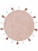 Washable Kid's Rug Malu Rose ø 100 cm round