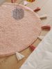 Washable Kid's Rug Malu Rose ø 100 cm round