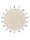 Washable Kid's Rug Malu Cream ø 100 cm round