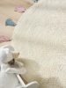Washable Kid's Rug Malu Cream ø 100 cm round