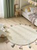 Mosható gyerekszőnyeg Malu Cream ø 80 cm round