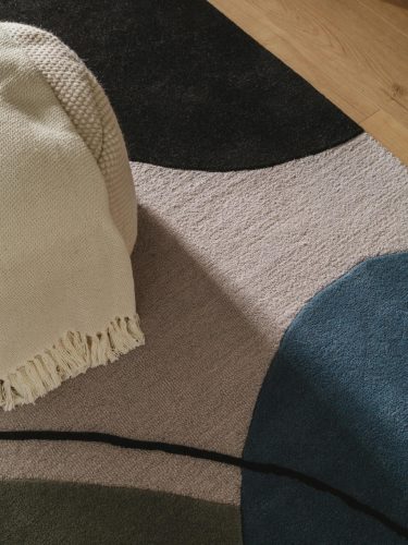 Wool Rug Kyoto Multicolour 200x300 cm
