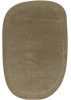 Wool Rug Shape Light Green 200x300 cm