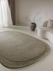 Wool Rug Shape Light Green 200x300 cm