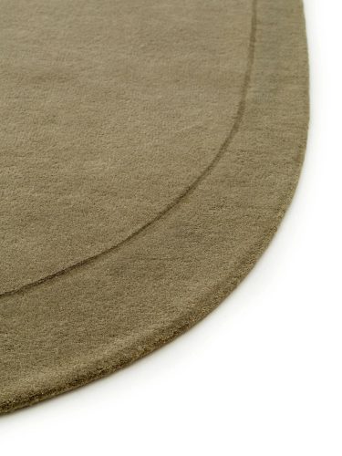 Wool Rug Shape Light Green 200x300 cm