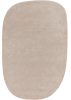 Wool Rug Shape Cream 200x300 cm