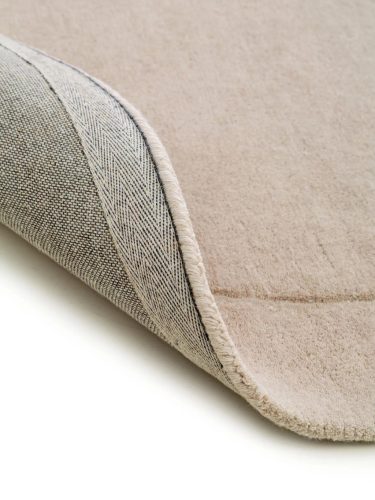 Wool Rug Shape Cream 200x300 cm