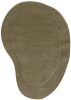 Wool Rug Shape Light Green 140x200 cm