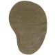 Wool Rug Shape Light Green 140x200 cm