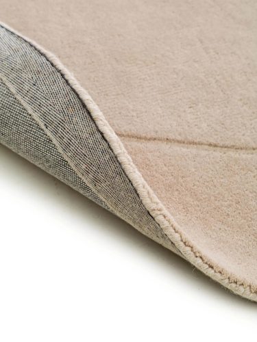 Wool Rug Shape Cream ø 200 cm round