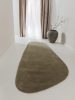 Wool Rug Shape Light Green 80x250 cm