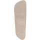 Wool Rug Shape Cream 80x250 cm