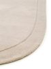 Wool Rug Shape Cream 80x250 cm