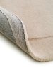 Wool Rug Shape Cream 80x250 cm