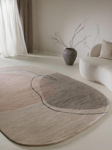 Wool Rug Shape Multicolour 200x300 cm