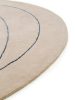 Wool Rug Shape Cream 15x15 cm Sample