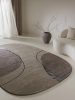 Wool Rug Shape Taupe 160x230 cm