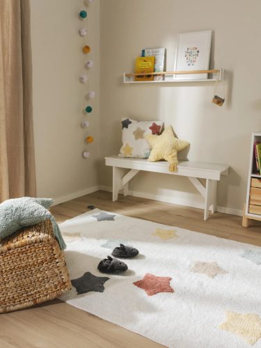 Washable Kid's Rug Stars Multicolour 120x170 cm