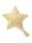 Cushion Stars Yellow 45x45 cm