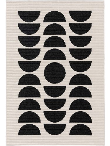 Kültéri és beltéri szőnyeg Taro Fekete/Fehér 200x290 cm
