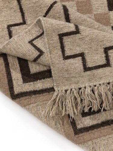 Hand Woven Kilim Mahila Taupe 200x300 cm