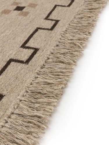 Hand Woven Kilim Mahila Taupe 200x300 cm