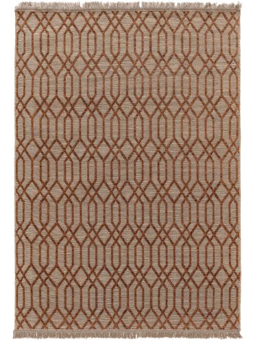 Juta szőnyeg Bailey Terracotta 15x15 cm Mintadarab