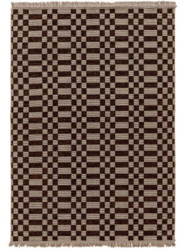 Juta szőnyeg Bailey bézs/barna 15x15 cm Mintadarab