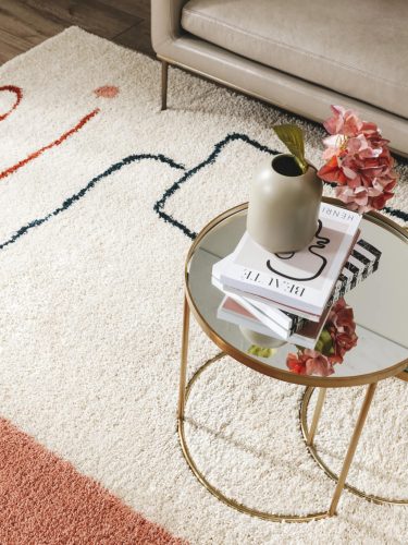 Shaggy rug Louise Multicolour 120x170 cm