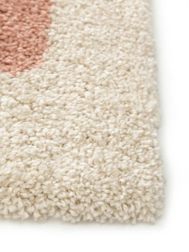Shaggy rug Louise Cream/Rose 120x170 cm