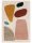 Shaggy rug Louise Cream/Rose 200x290 cm