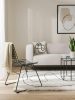 Shaggy rug Louise Black/White 160x230 cm