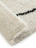 Shaggy rug Louise Black/White 200x290 cm