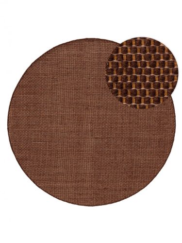 Gyapjú szőnyeg Rocco Brown 15x15 cm Sample