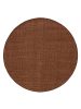 Round Wool Rug Rocco Brown ø 150 cm round