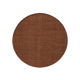 Round Wool Rug Rocco Brown ø 150 cm round