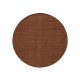 Round Wool Rug Rocco Brown ø 150 cm round