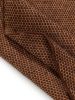 Round Wool Rug Rocco Brown ø 150 cm round