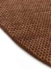 Round Wool Rug Rocco Brown ø 150 cm round