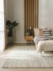 Wool Rug Finn Ivory Grey 140x200 cm