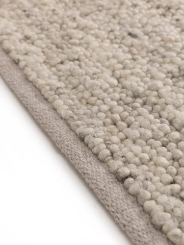 Wool Rug Finn Ivory Grey 200x300 cm